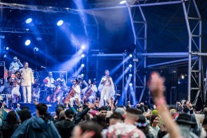 Urban Soul Orchestra on stage at Classic Ibiza Blickling 2023