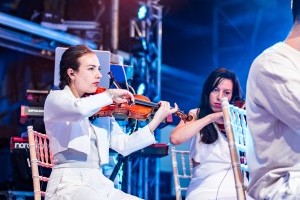 Urban Soul Orchestra on stage at Classic Ibiza Blickling 2023