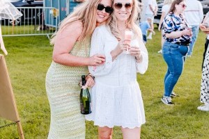 Guests enjoying Classic Ibiza Burghley 2023