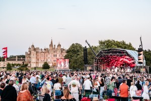 Crowd shot at Classic Ibiza Burghley 2023