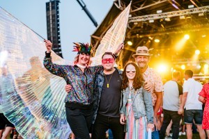 Guests enjoying Classic Ibiza Burghley 2023
