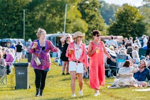 Guests enjoying Classic Ibiza Burghley 2023