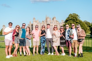 Guests enjoying Classic Ibiza Burghley 2023